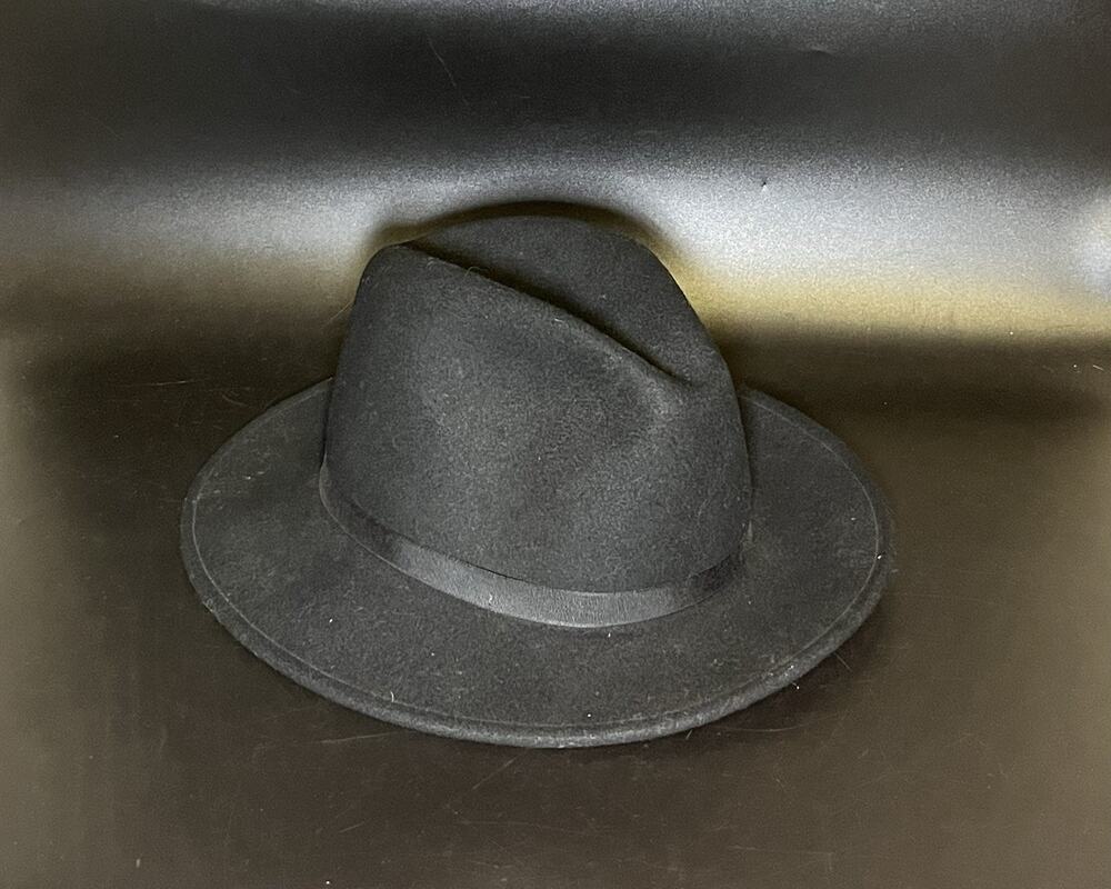 Wool Cap Hat Vintage Country Gentleman black Men’s Sz M grosgrain band Casual